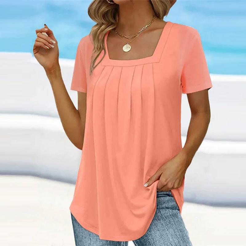 Julia | Blusa de escote cuadrado