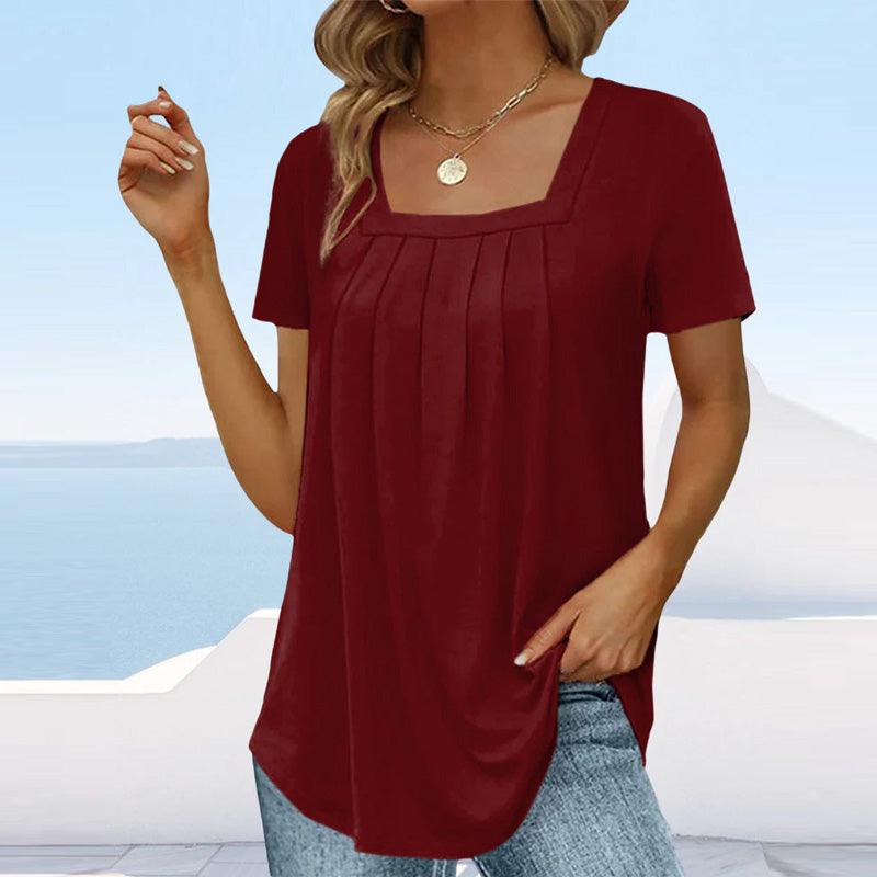 Julia | Blusa de escote cuadrado