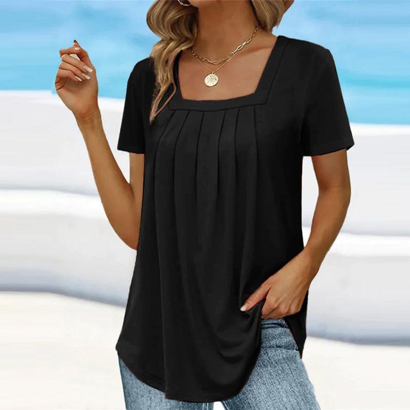 Julia | Blusa de escote cuadrado