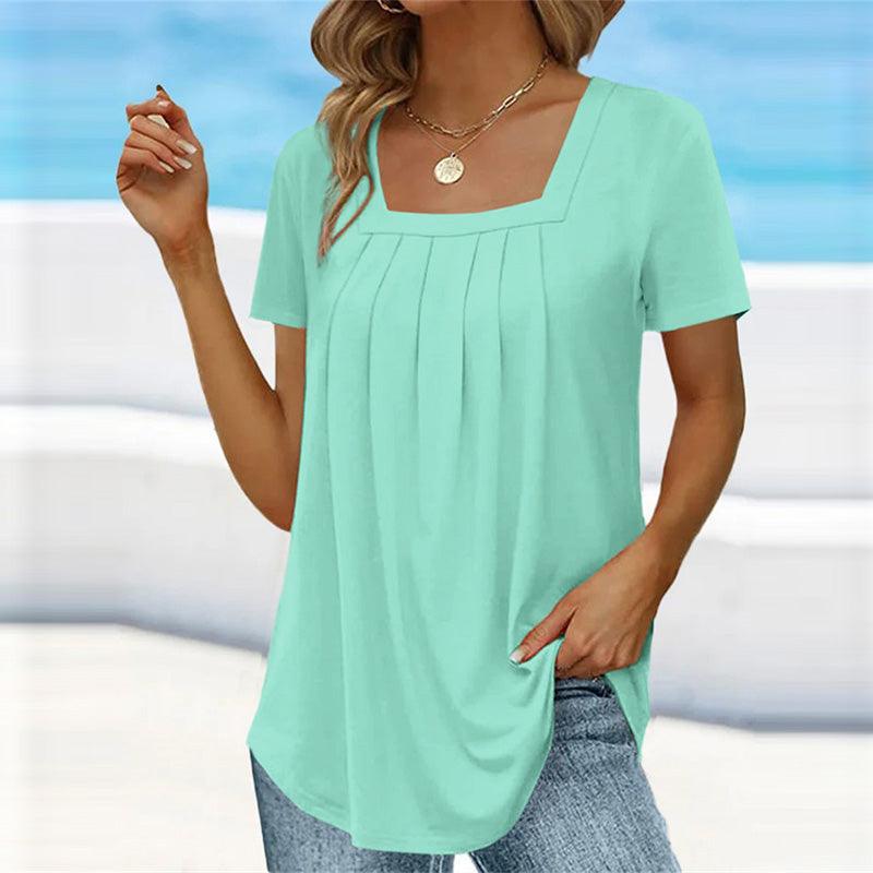 Julia | Blusa de escote cuadrado