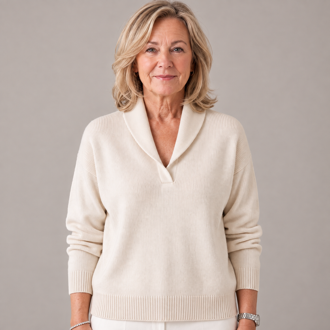 Begoña | Jersey con cuello chal