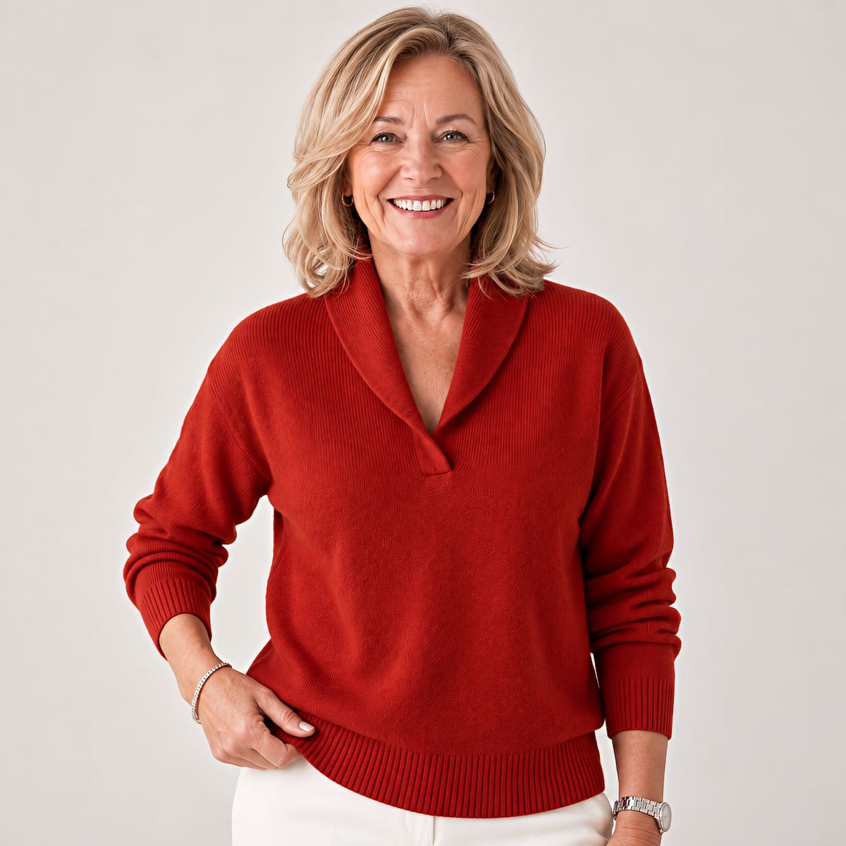 Begoña | Jersey con cuello chal