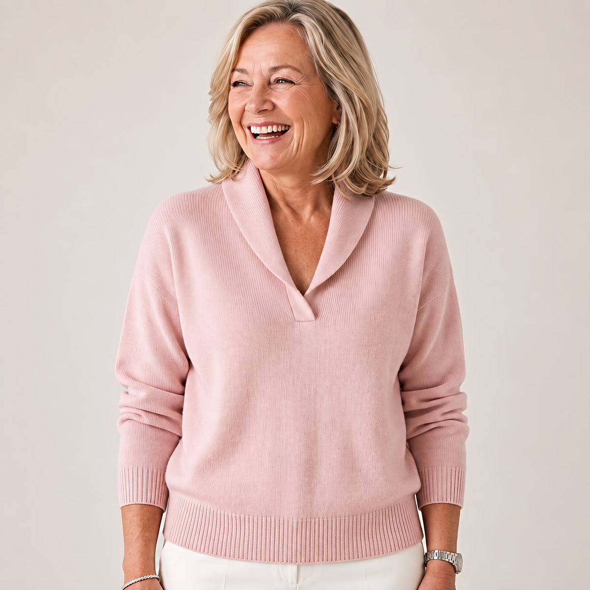 Begoña | Jersey con cuello chal